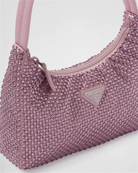 prada crystal bag re edition|prada crystal embellished bag.